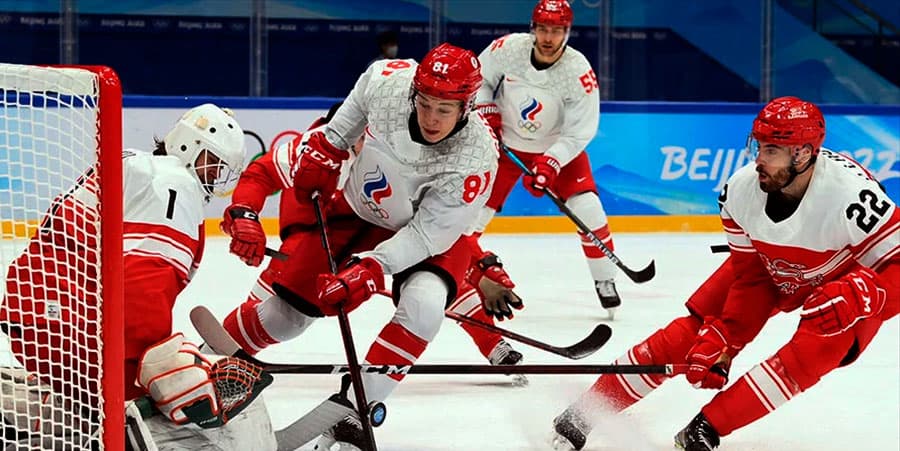 Россия — Дания. 1/4 финала хоккейного турнира Олимпиады 2022